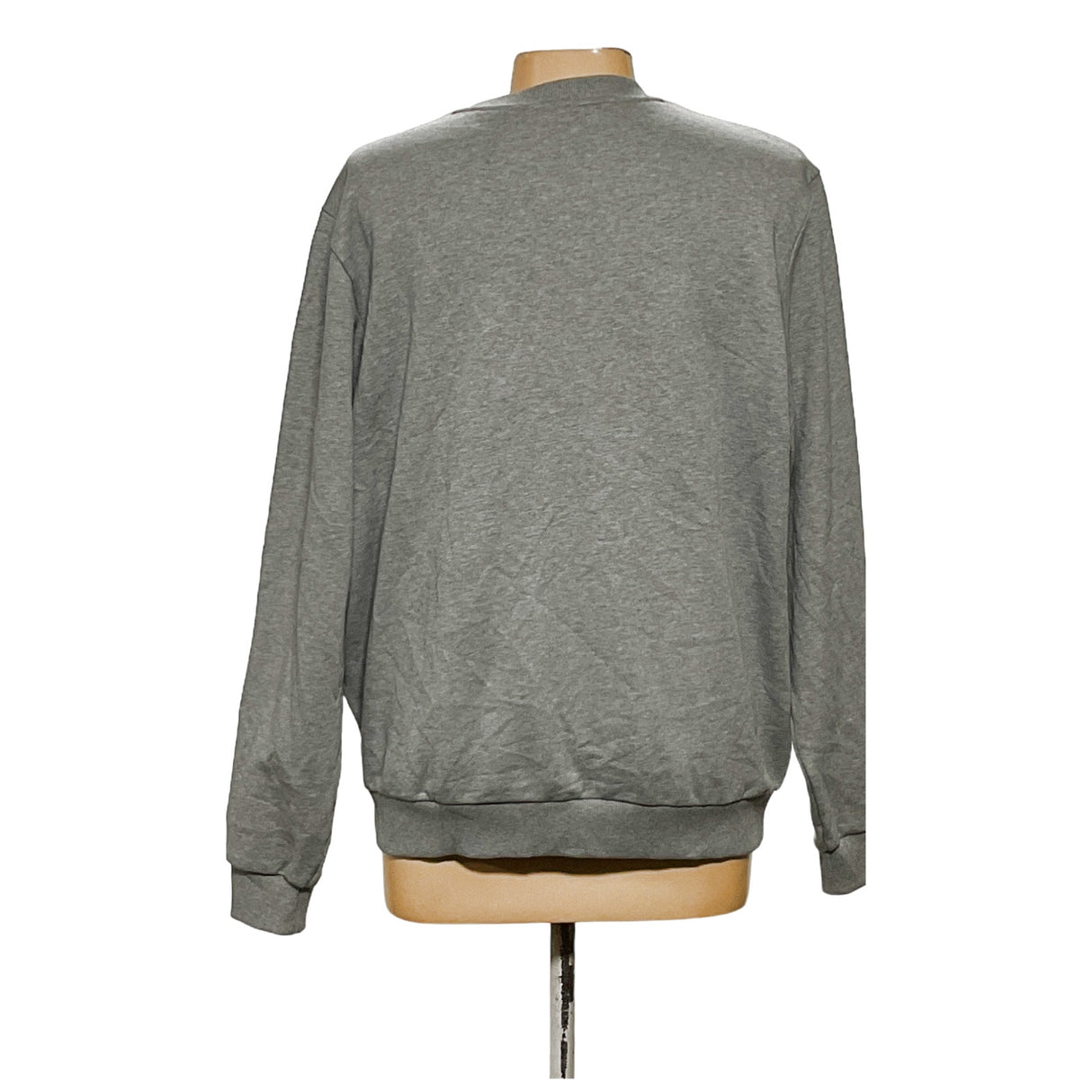 Lacoste Gray Cotton Sweatshirt