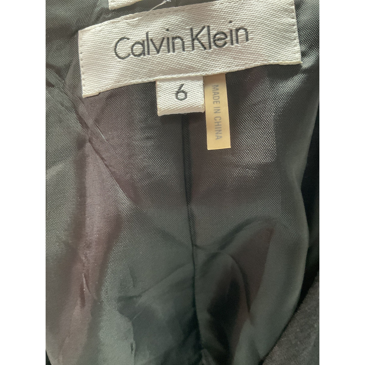 Calvin Klein Gray A-Line Skirt - Size 16