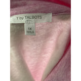 Talbots Pink Cotton Sweater - 1X