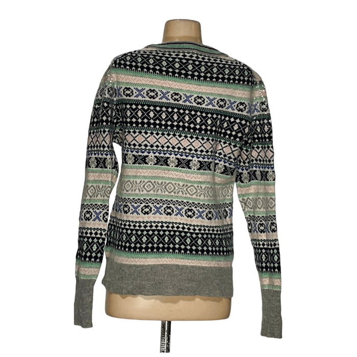 J.Crew Multicolor Wool Pullover Sweater