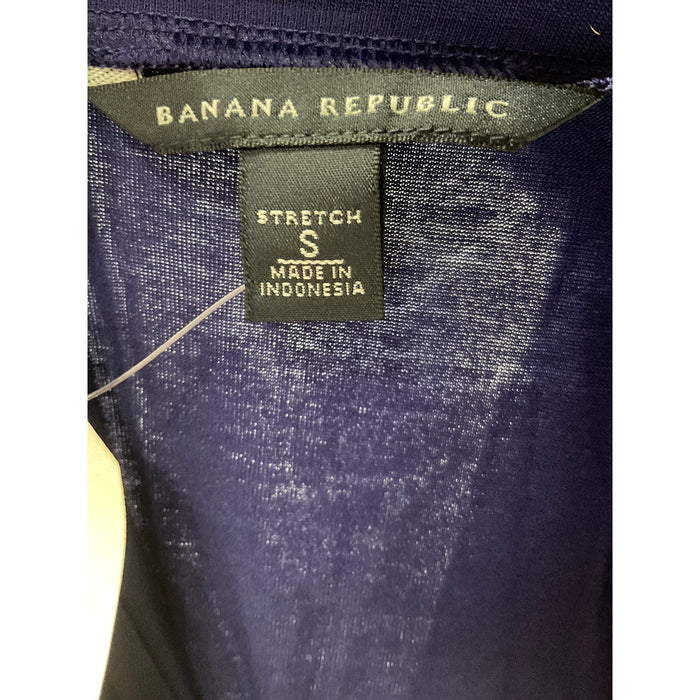 Banana Republic Blue Rayon Blouse - Women's Size S