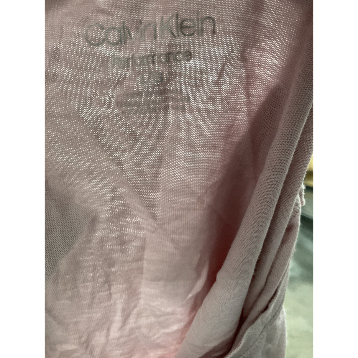 Calvin Klein Pink Cotton Blouse Size L