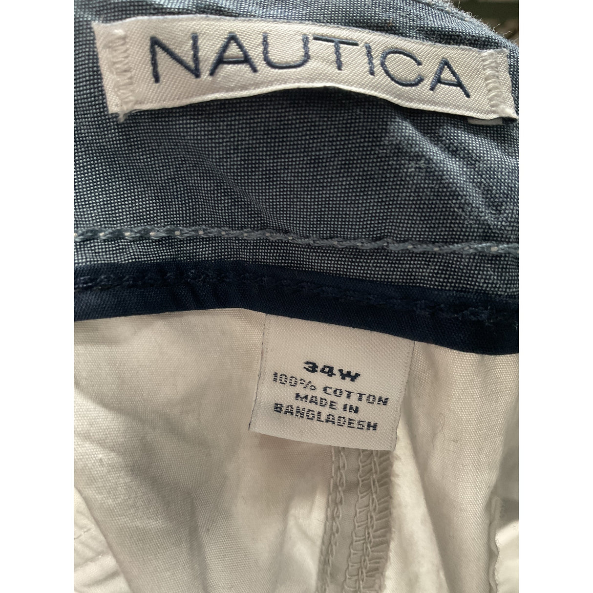 Nautica Gray Men's Canvas Bermuda Shorts