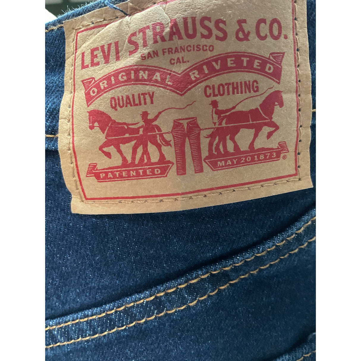 Levi's Blue Ankle Jeans