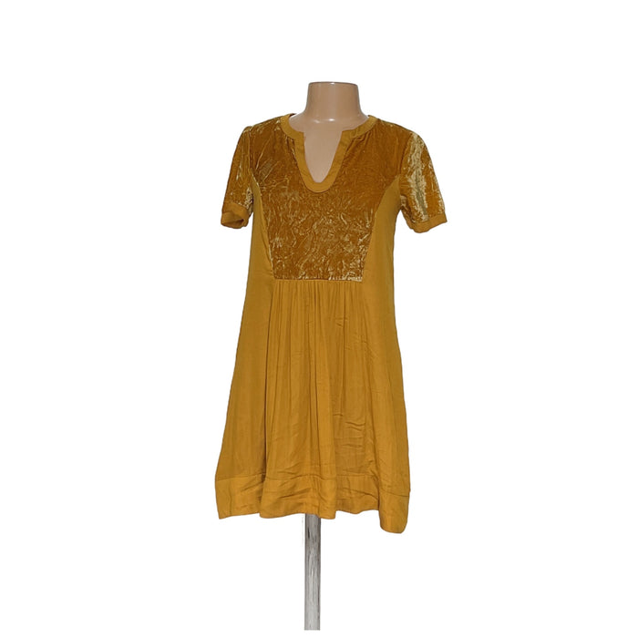 Maeve Yellow Shift Dress - Women's Size S