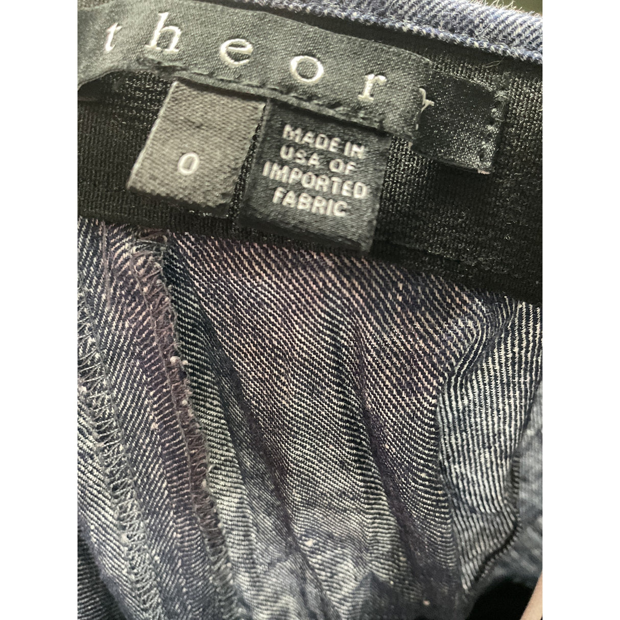 Theory Blue Linen Pants - Size 0