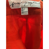 Free People Orange Sailor Shorts