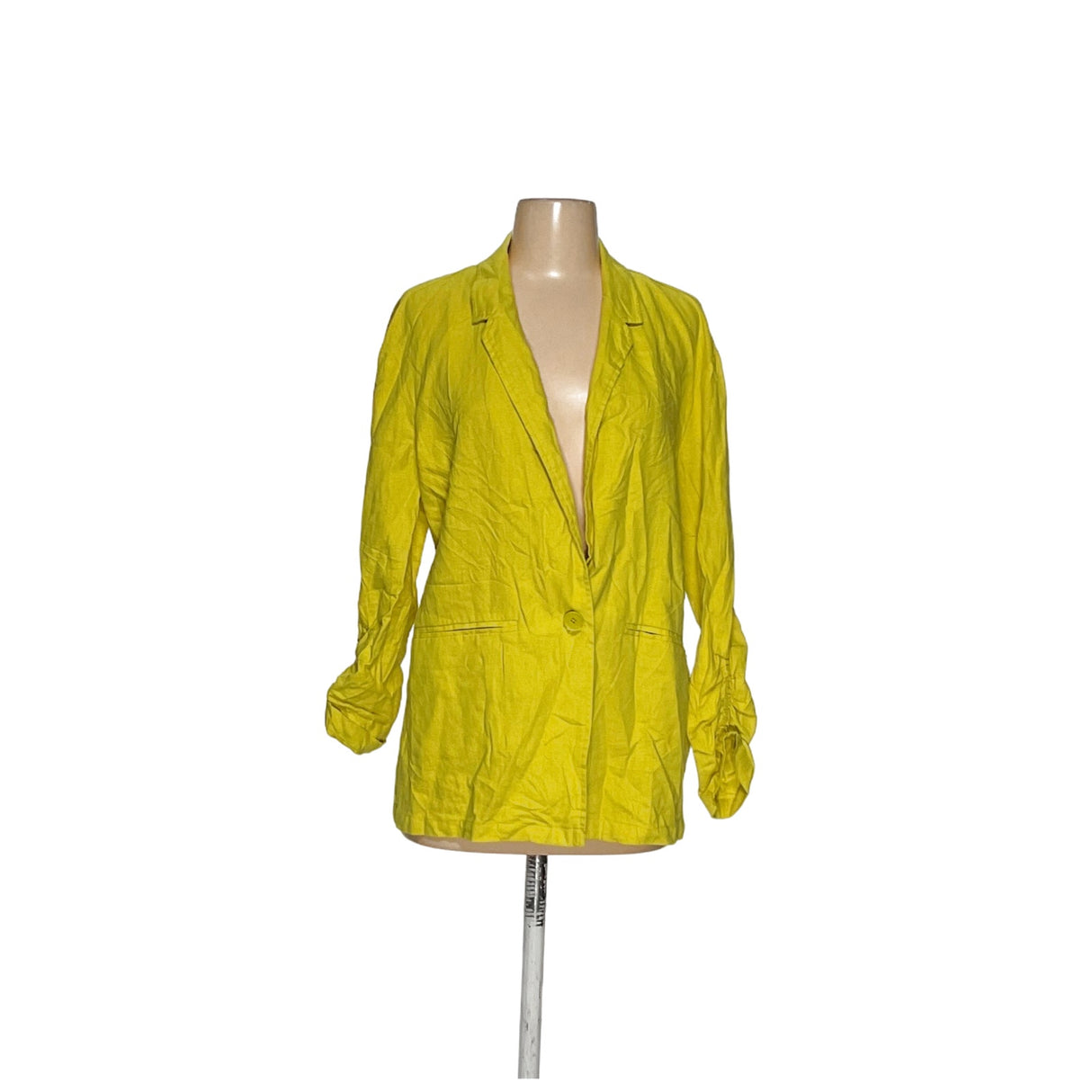 MARC NEW YORK Yellow Linen Blazer Size S