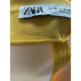 ZARA Yellow Mini Skirt XL