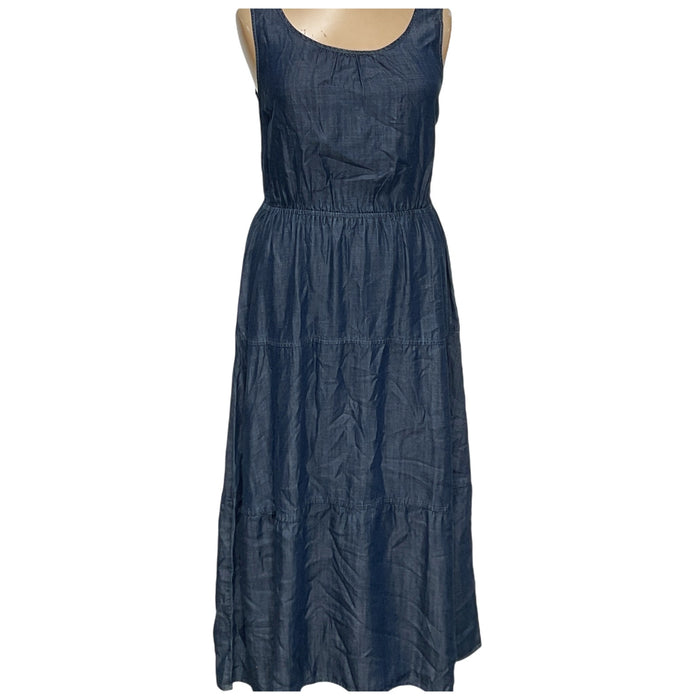 Talbots Blue A-Line Dress, Size 12