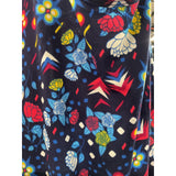 Lularoe Floral Blouse - XXS (Blue)