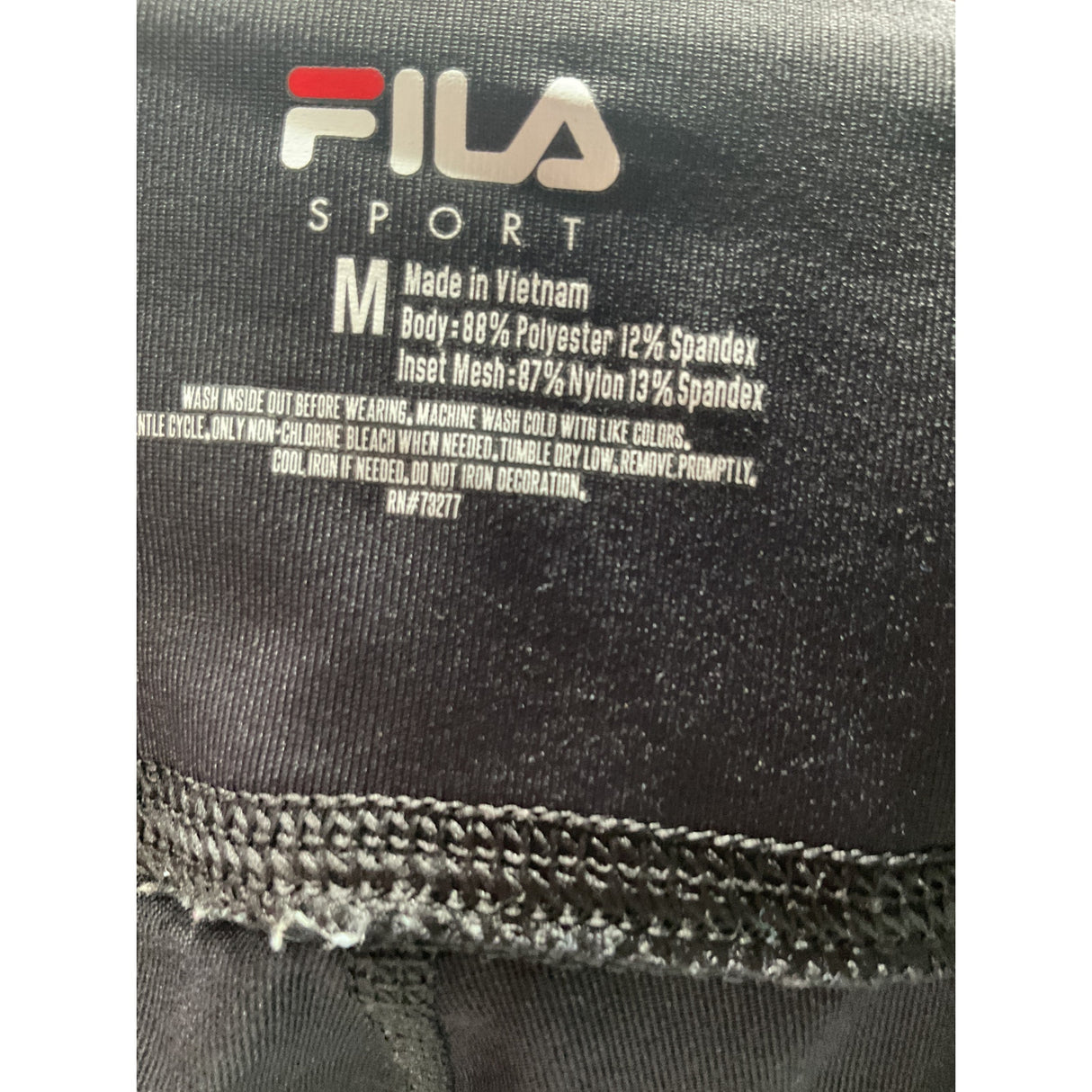 FILA Black Biker Shorts - Women's Size M