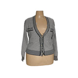 Tahari Multicolor Women's Cardigan Sweater L