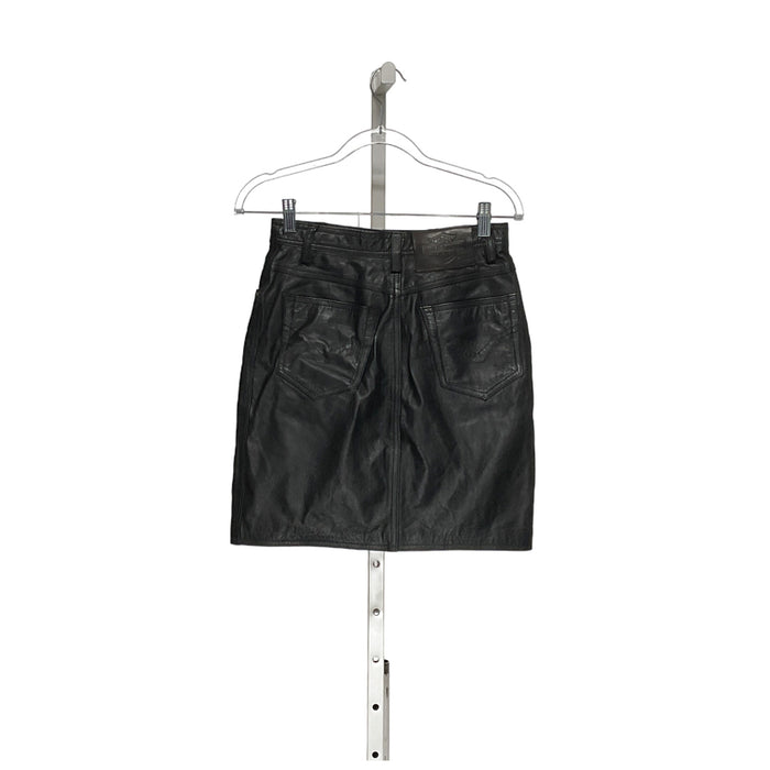 Harley Davidson Black Mini Skirt S