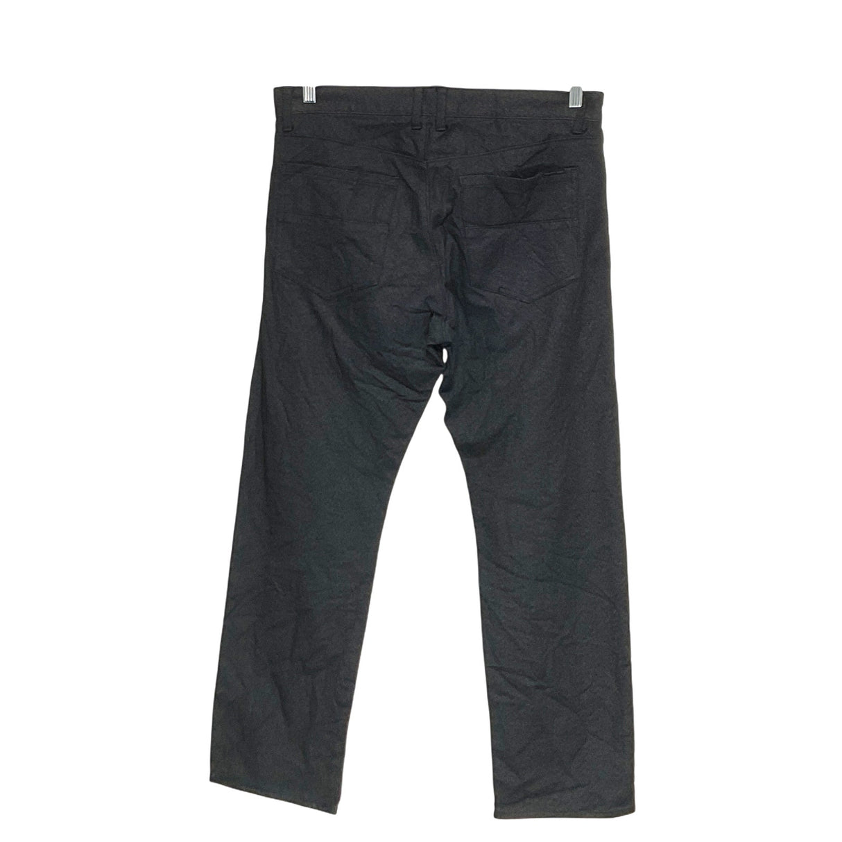 Calvin Klein Black Cotton Straight Pants