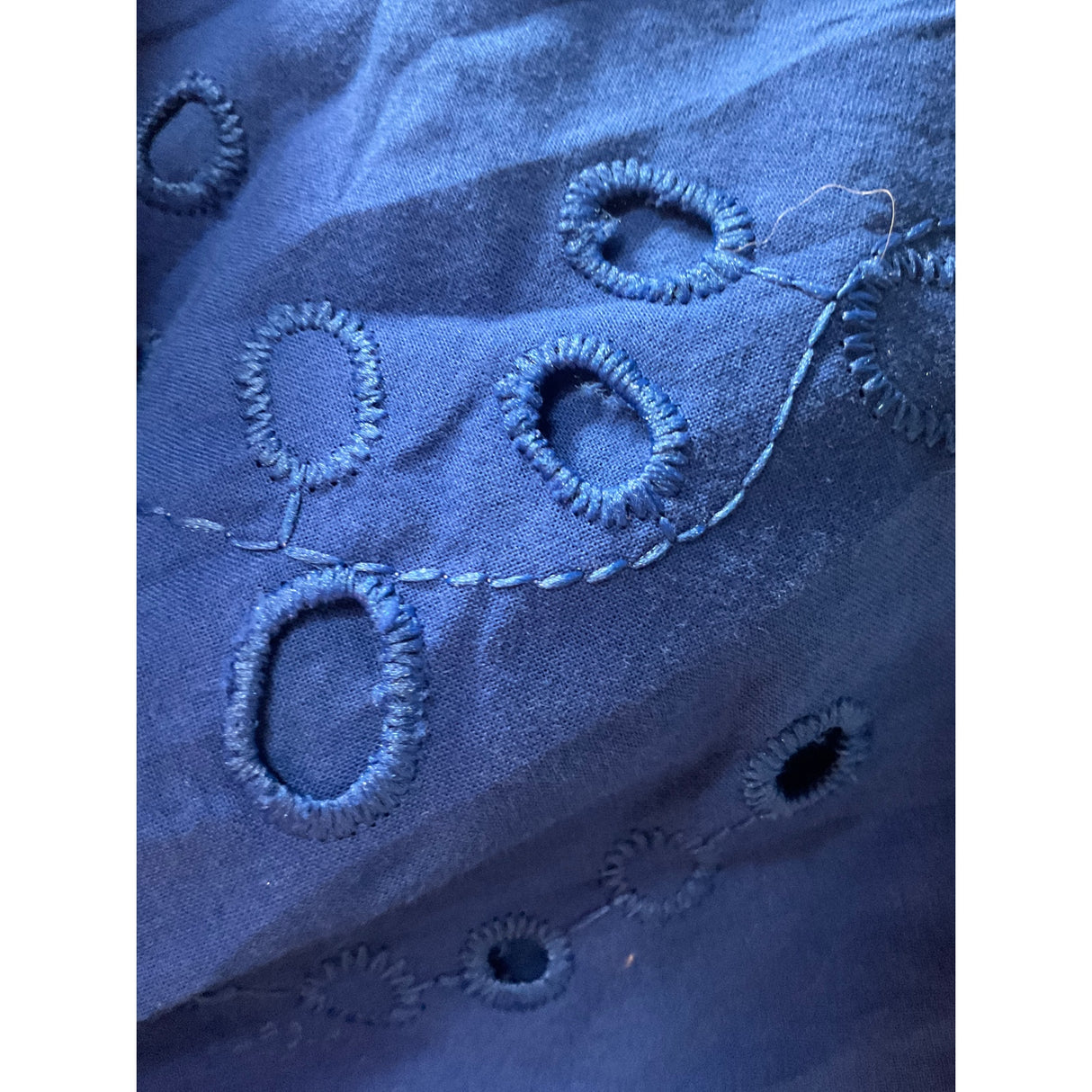 LOFT Floral Blouse - Blue (M)