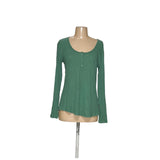 Eddie Bauer Green Cotton Blouse - Women's M