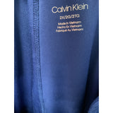 Calvin Klein Blue Plus Size Velvet Sweatpants