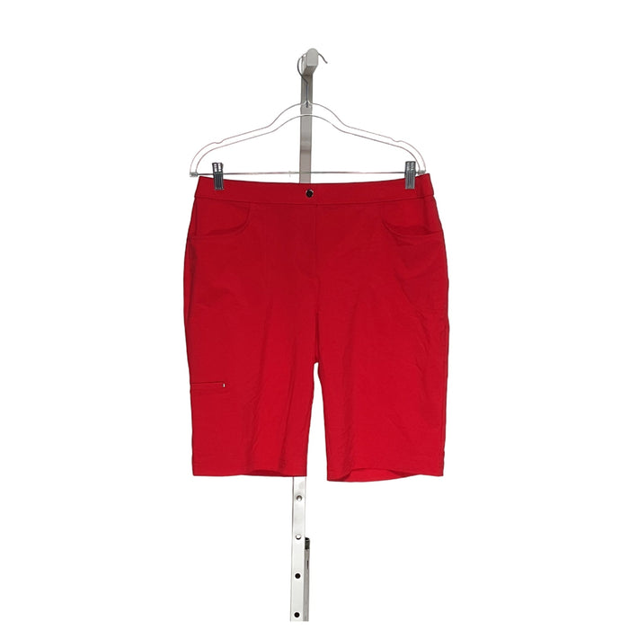 Chico's Red Bermuda Shorts - Size 1