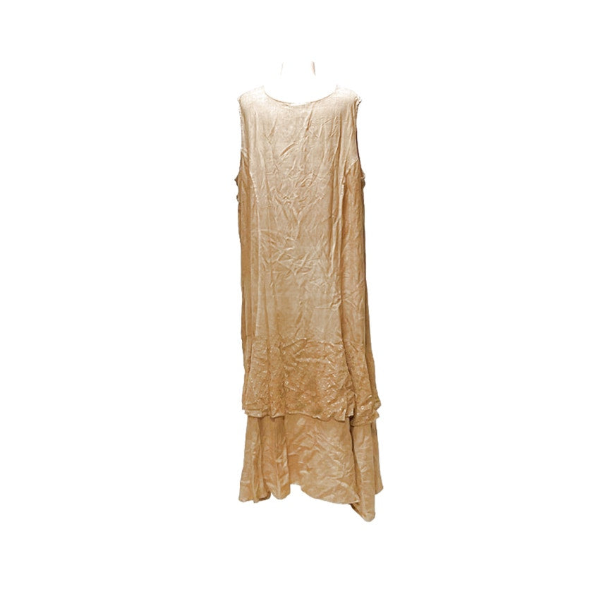 Catherines Shift Dress - Beige - Size 3X