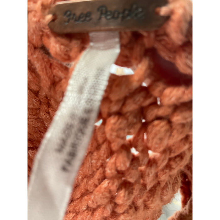 Free People Women's XS Cotton Blouse Orange