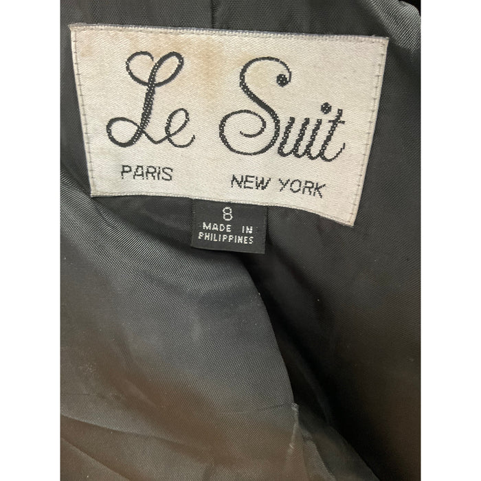 Le Suit Black Blazer Size 8