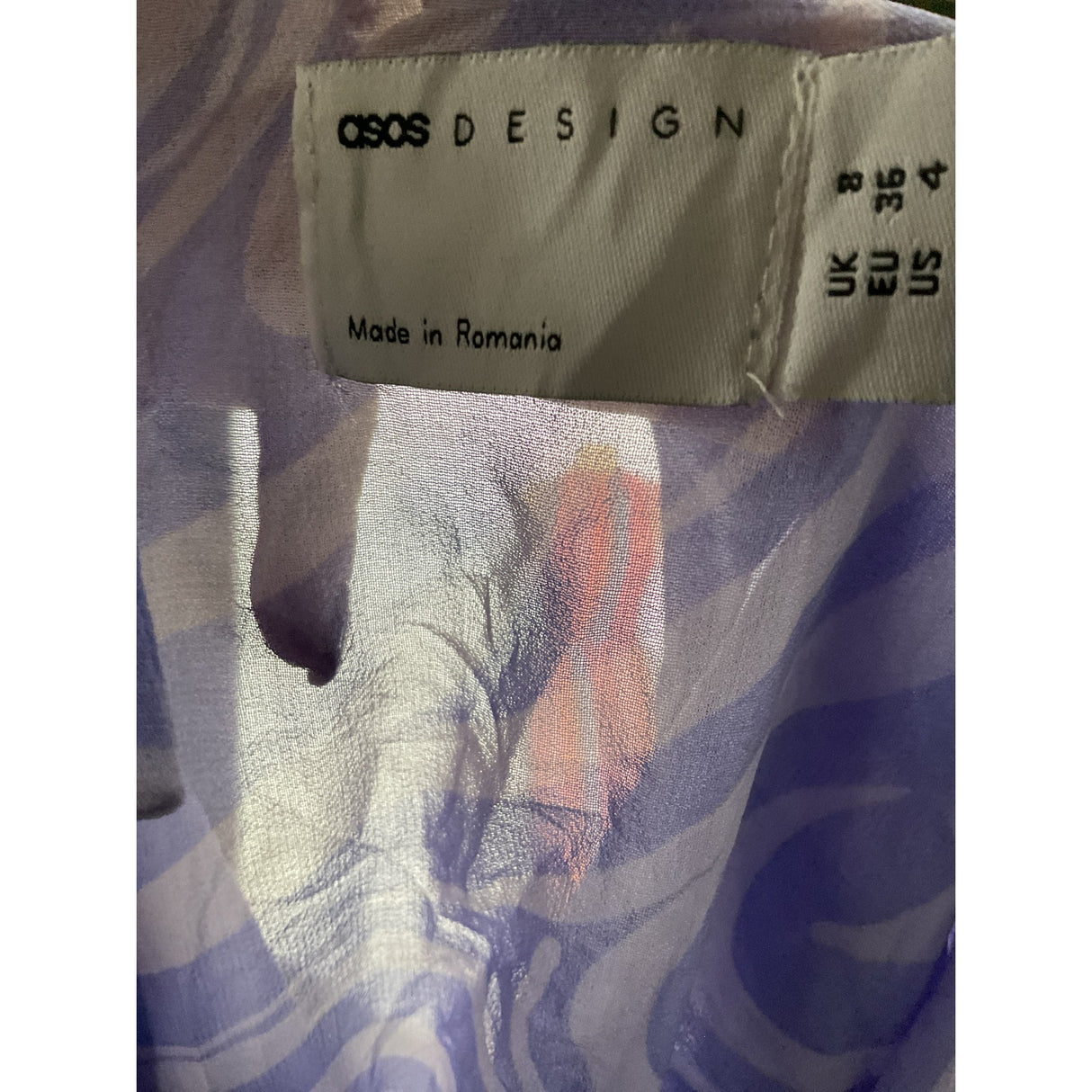 ASOS Women's Purple Blouse - Size 4