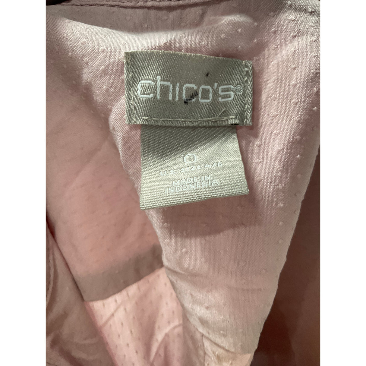 Chico's Pink Button-Up Top - Size 0