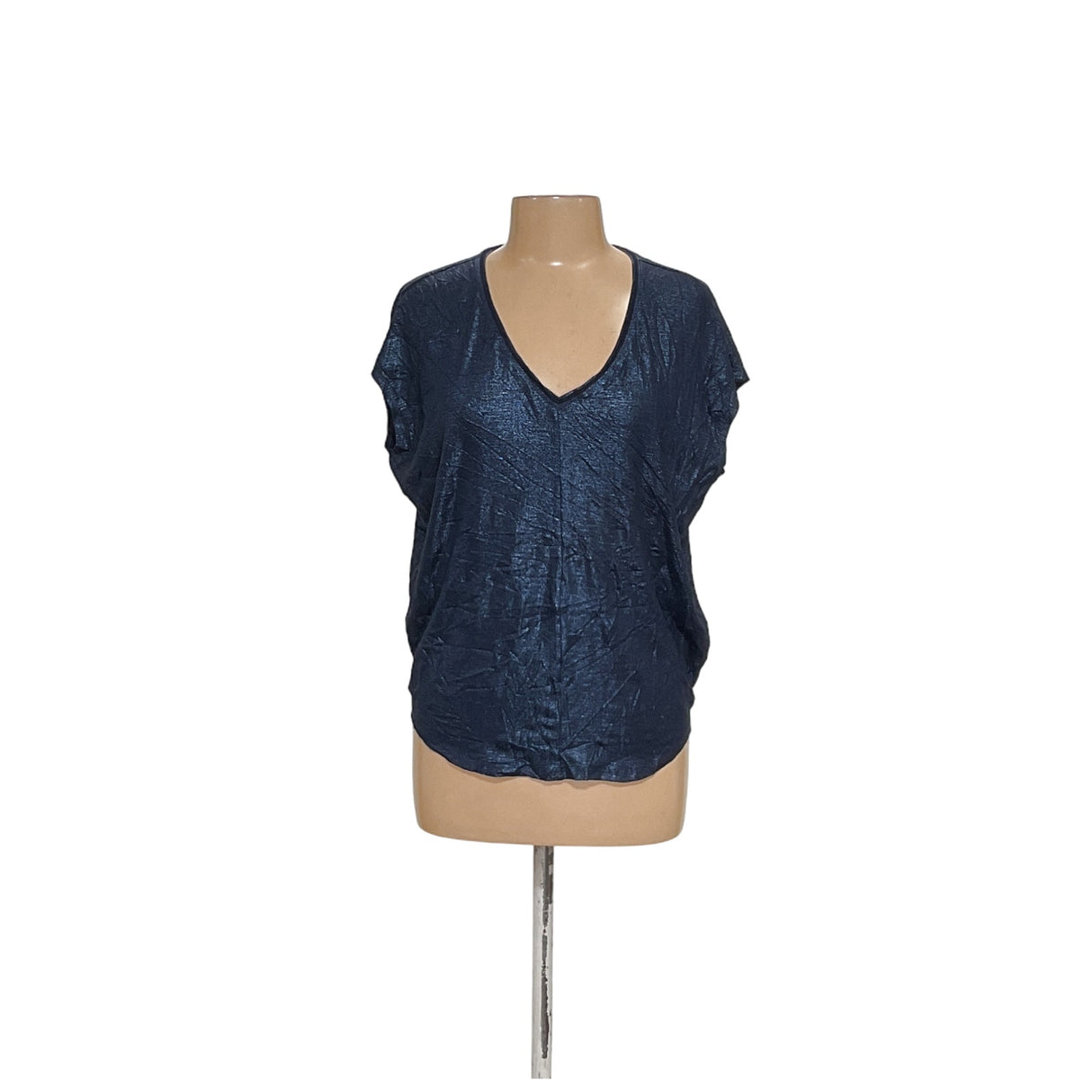 WHBM Blue Rayon Blouse - S