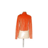 Nike Women's Orange Henley Sweater