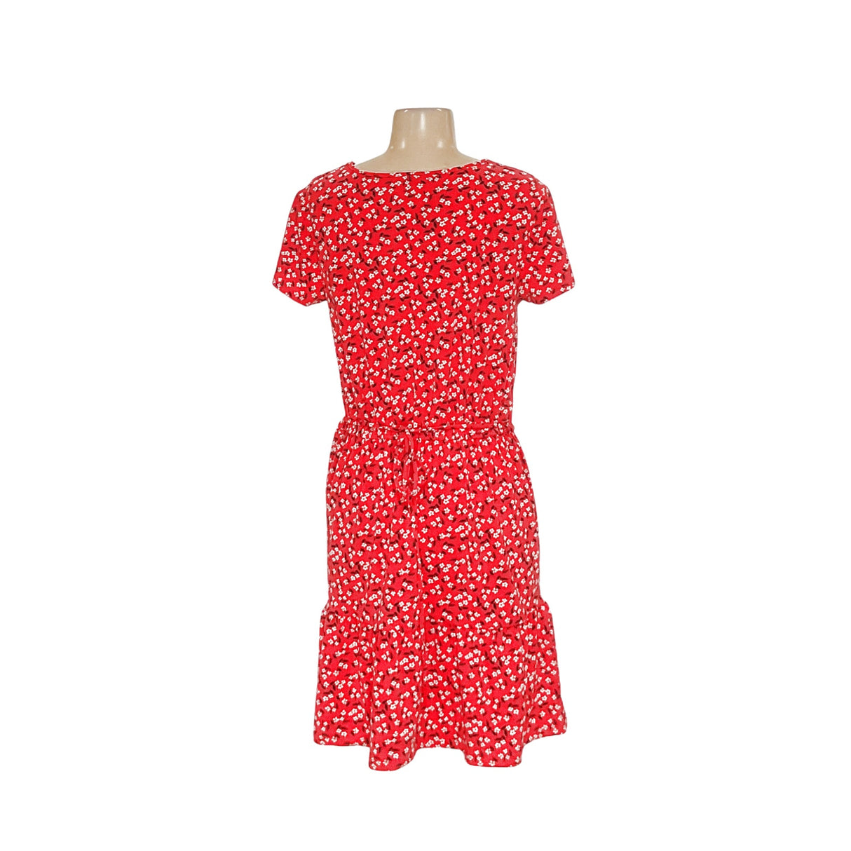 Floral A-Line Midi Dress - Banana Republic