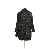 LOFT Black Acrylic Cardigan Sweater - Size lp