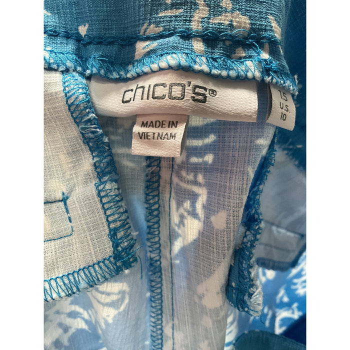 Chico's Blue Bermuda Shorts - Size 1.5