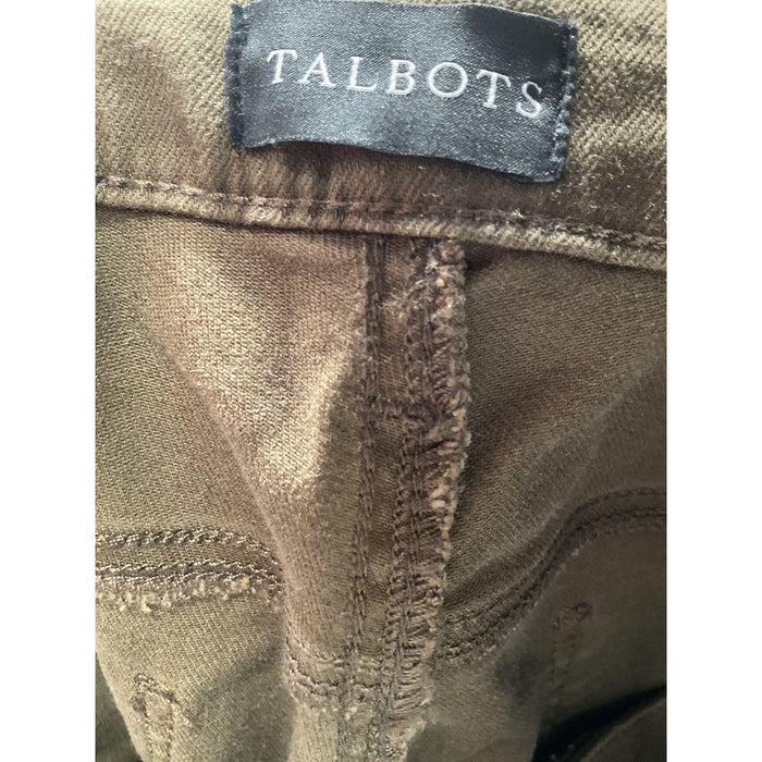 Talbots Green Ankle Jeans, Size 16