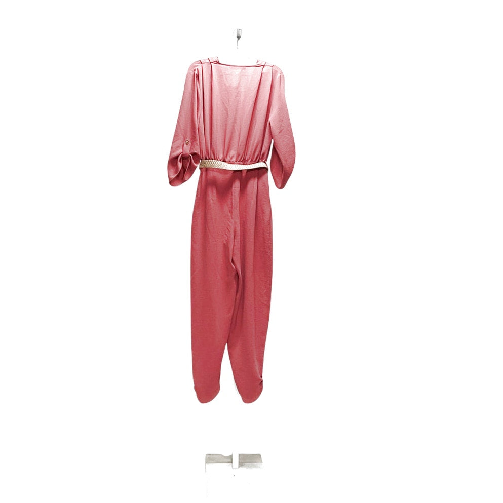 ZARA Pink Jumpsuit - Women's L