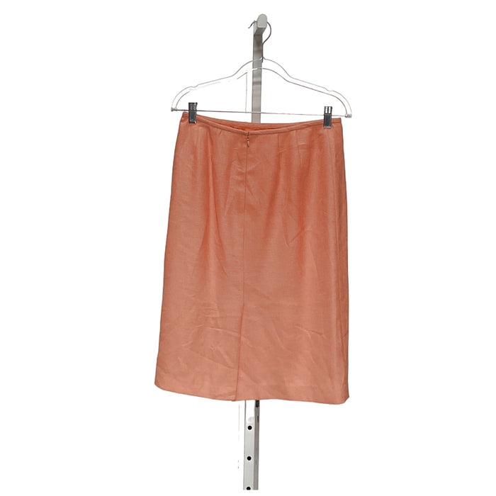 Le Suit Women's Orange A-Line Skirt