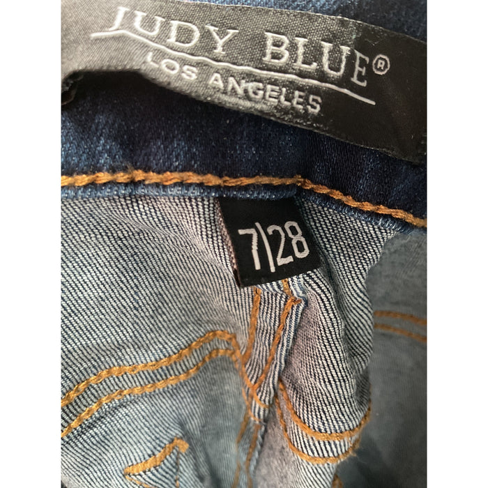 Judy Blue Women's Blue Ankle Jeans - Size 7