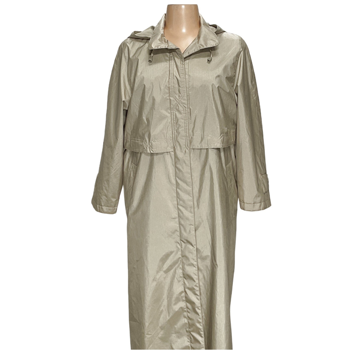 Fleet Street Gold Rain Coat - Women's Size 10