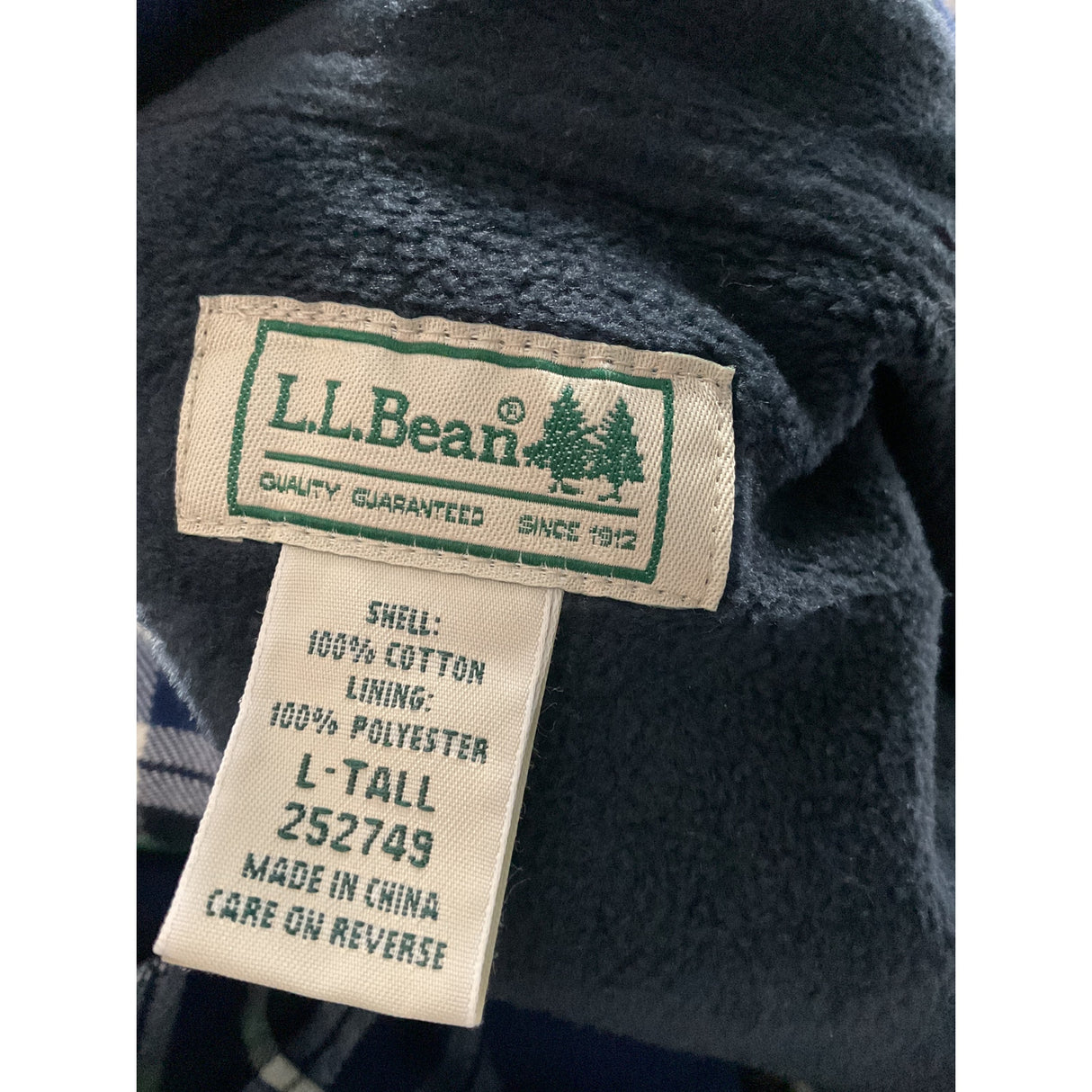 L.L. BEAN Multicolor Men's Basic Cotton Jacket