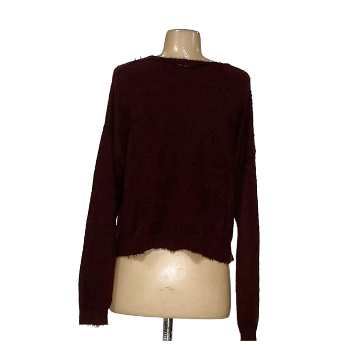 Free People Brown Pullover Sweater, Size S