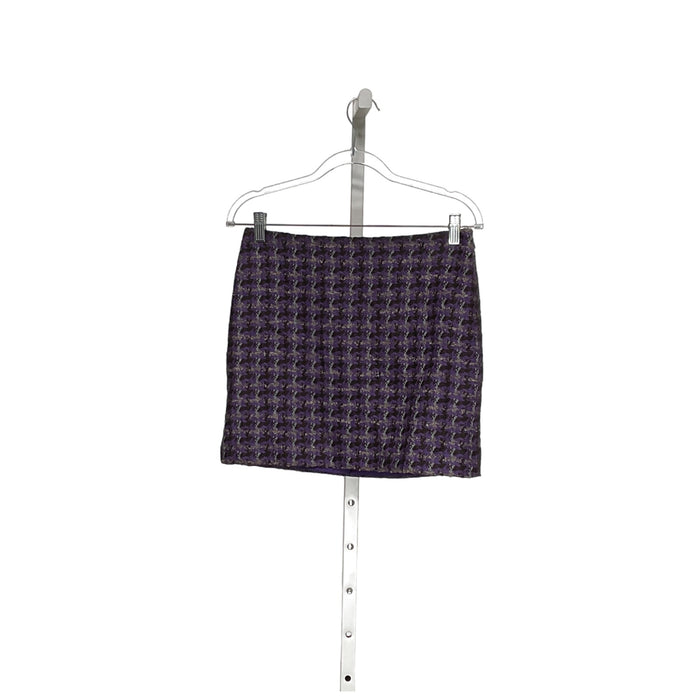 J. CREW Purple Wool Mini Skirt - Size 0