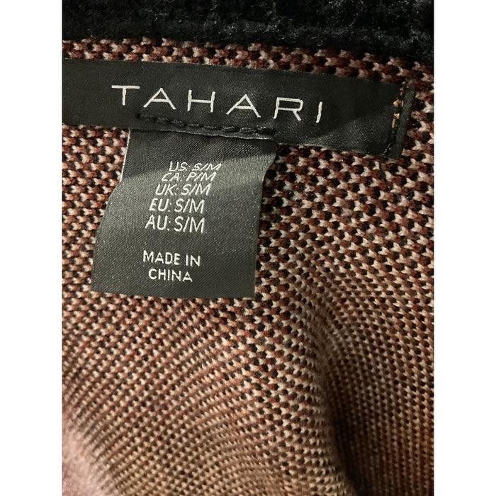 Tahari Multicolor Rayon Vest Sweater (S)