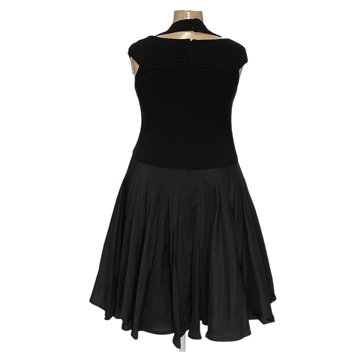 Adrianna Papell Black A-Line Dress