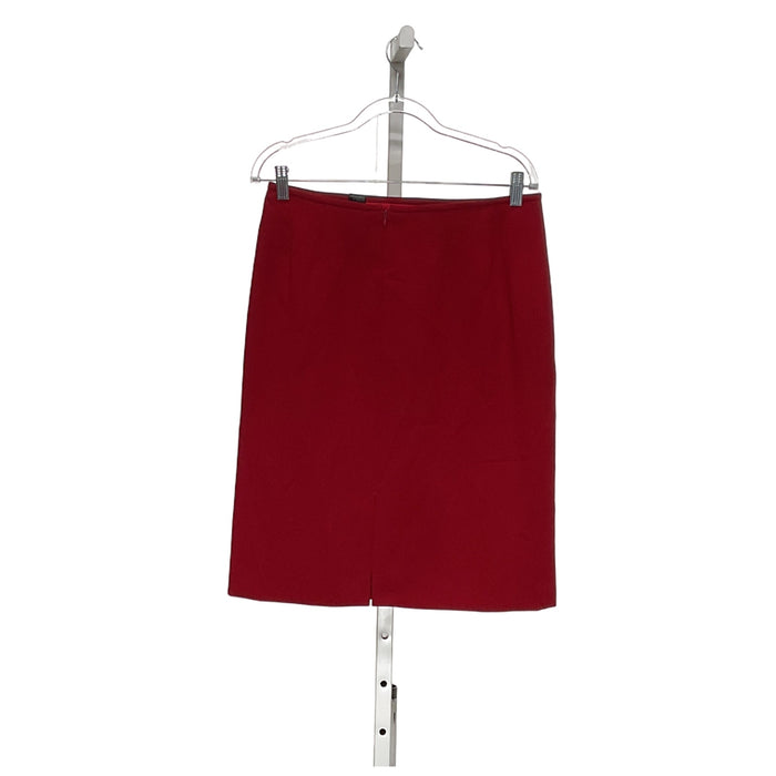 Tahari Red Mini Skirt Size 8