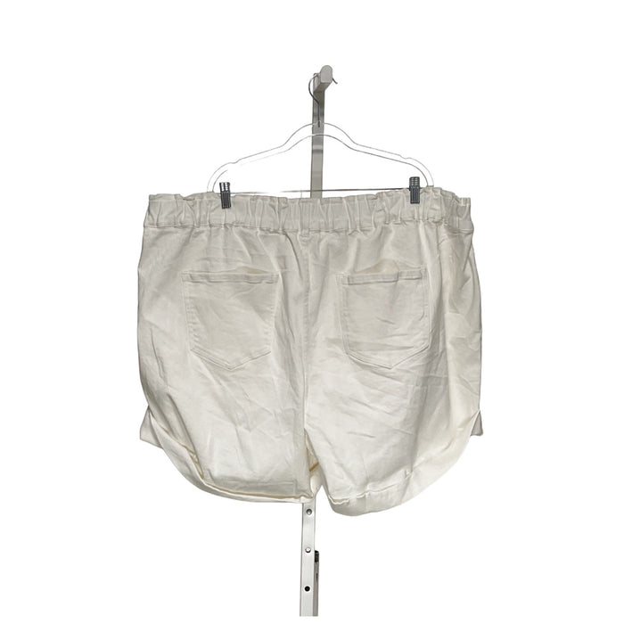 ELOQUII White Sailor Shorts Size 26