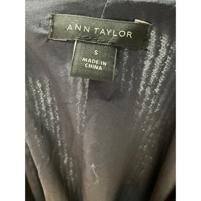 Ann Taylor Black Midi Shift Dress