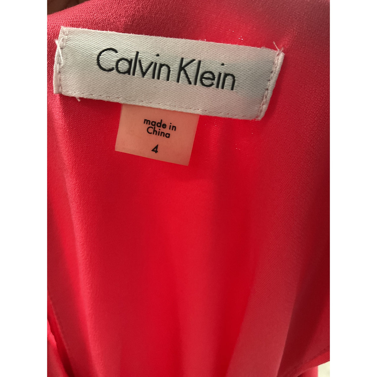 Calvin Klein Red Shift Dress