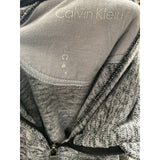 Calvin Klein Gray Full-Zip Sweater - Size S (Teens)