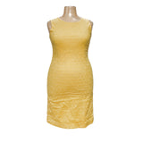 Talbots Yellow Shift Dress, Size 16