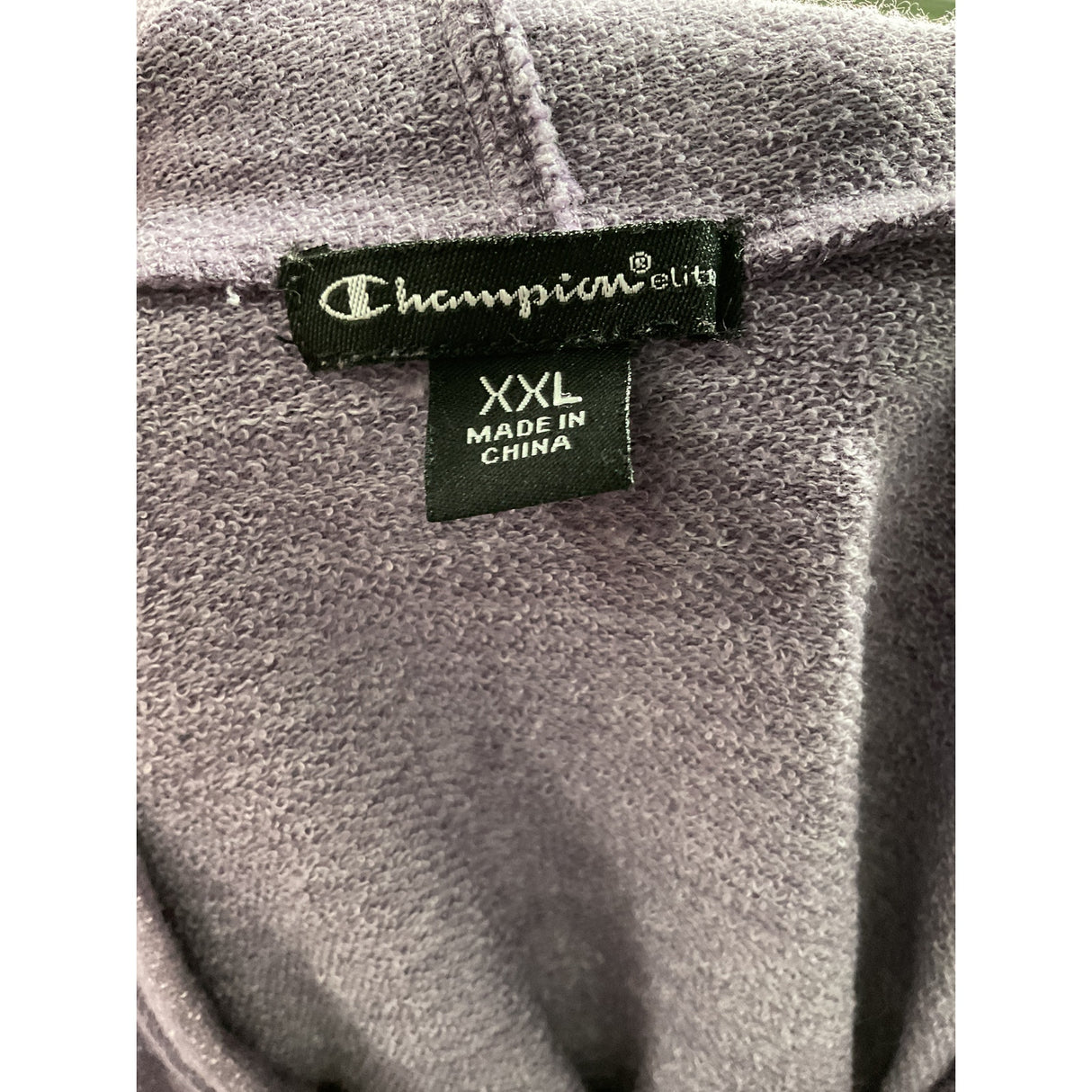 Champion 2XL Purple Cotton Plus Hoodie